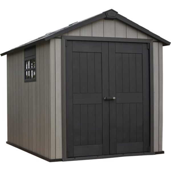 Caseta de polipropileno Oakland 229x242x287 cm – 6,57 m²