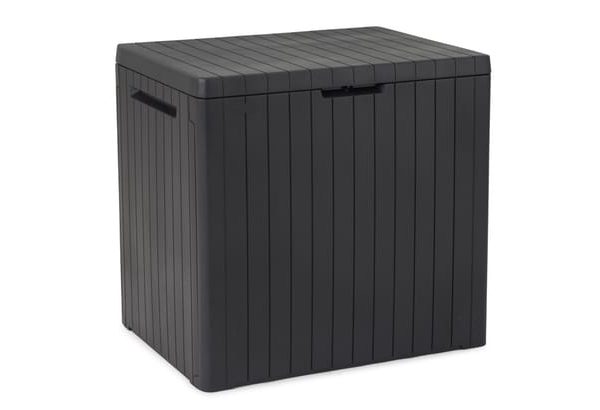 Arcón de polipropileno gris City Box 57,8 x 55 x 44 cm KETER