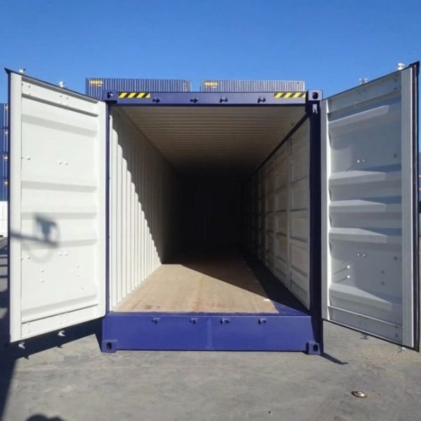 Contenedor Lateral Completo 40 Pies Alto (9′ 6″) – Capacidad 40 Pies Cúbicos
