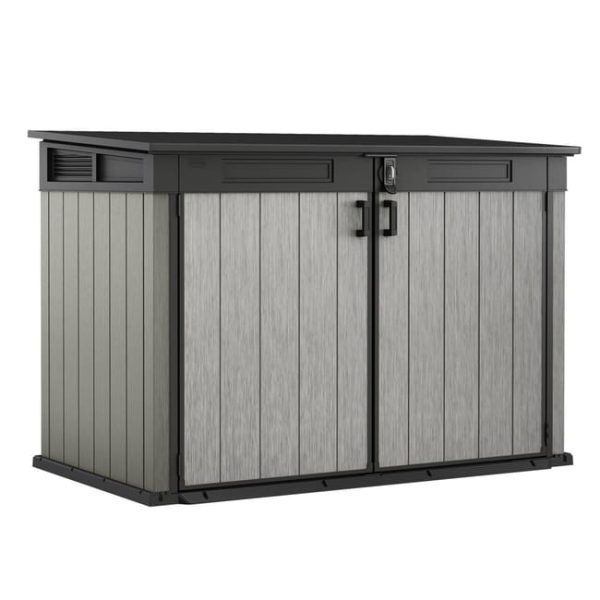 Arcón de exterior de resina Duotech de 190.5x132.5x109.3 cm 2000L