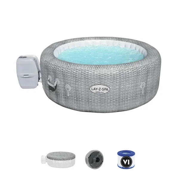 Spa de exterior hinchable BESTWAY de 196x71x196cm con 6 plazas