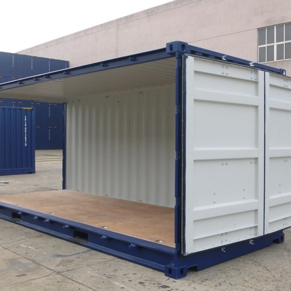 Contenedor de 20 pies de acceso lateral abierto/lleno