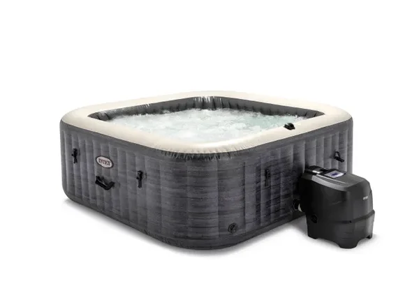 Spa de exterior hinchable INTEX Greystone de 173x71 cm con 4 plazas