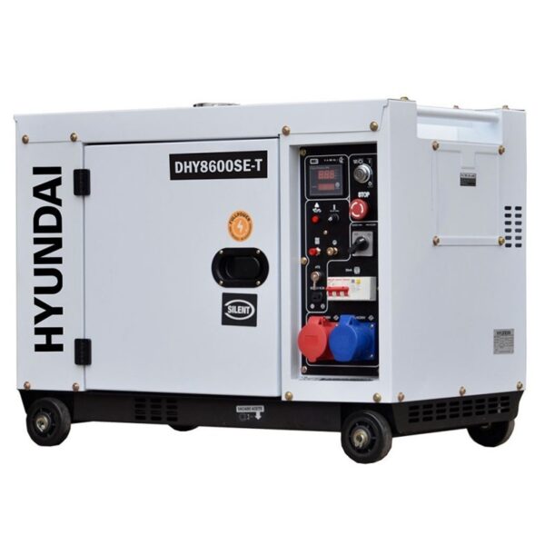 Generador electrico Full Power HYUNDAI DHY8600SE-T A/E TRIF 6000W