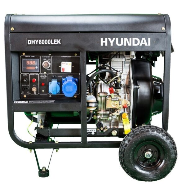 Generador eléctrico diésel HYUNDAI DHY6000LEK 5500 W