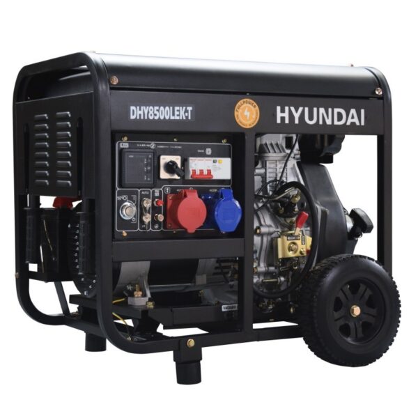 Generador eléctrico diésel HYUNDAI DHY8500LEK-T 8,1 kVA